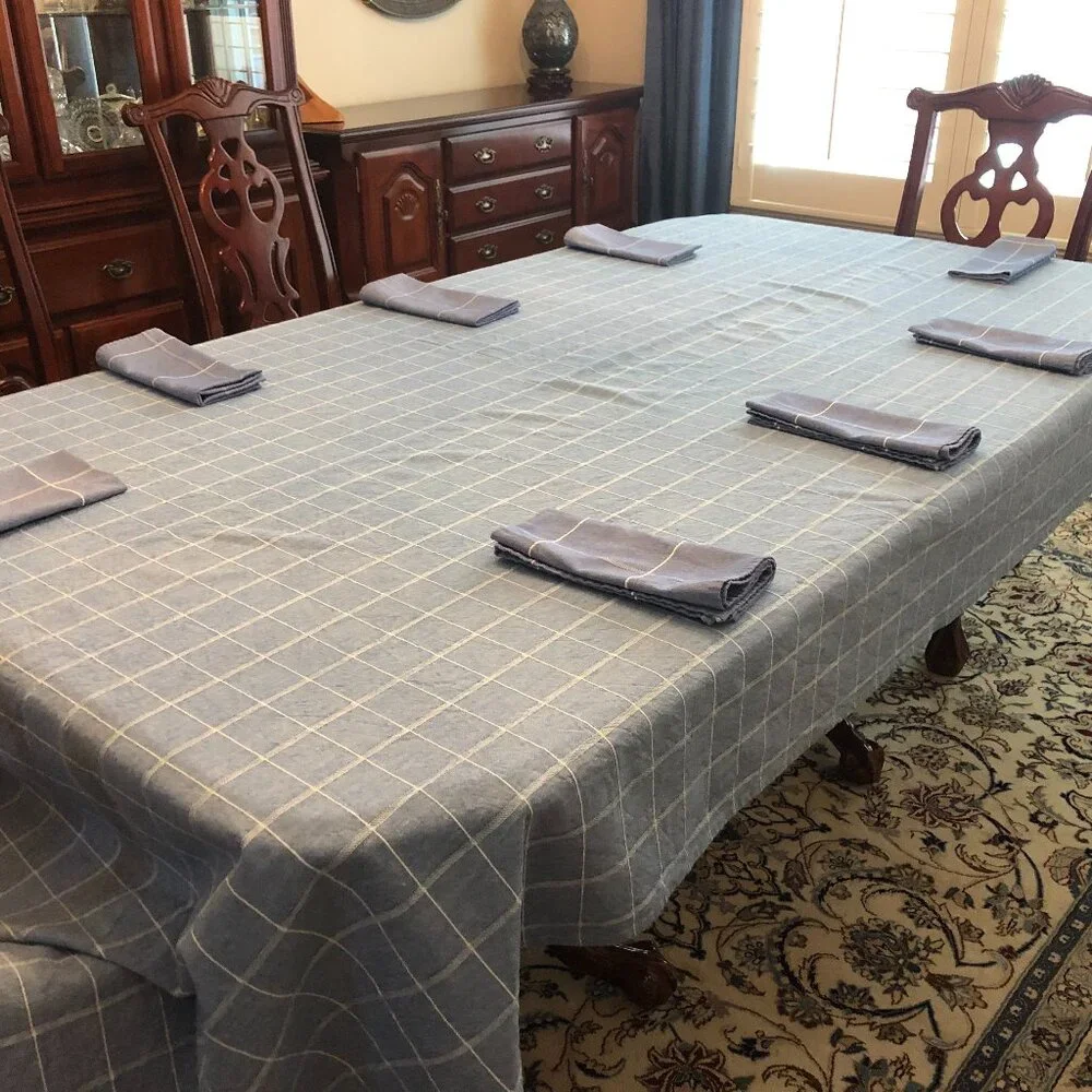 Tablecloth + napkins + placemats 106"x56" - Picture 1 of 9